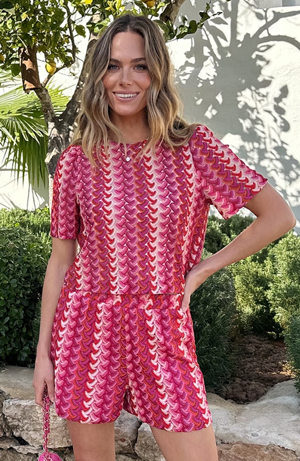 Katoenen Gehaakte Look Top Multicolor – shirts & tops