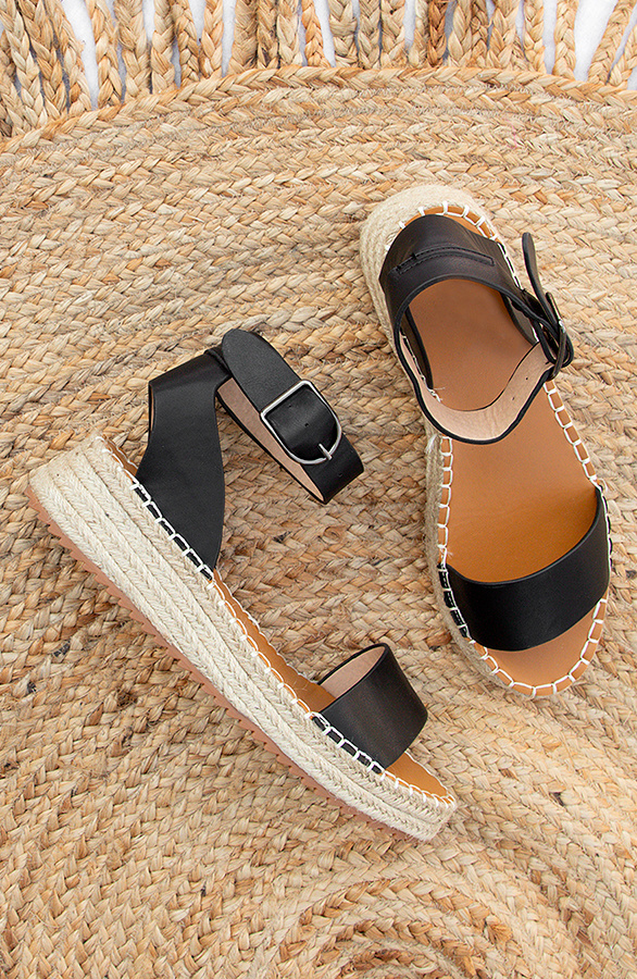 Sandalen Met Bandjes Dilan Zwart – schoenen