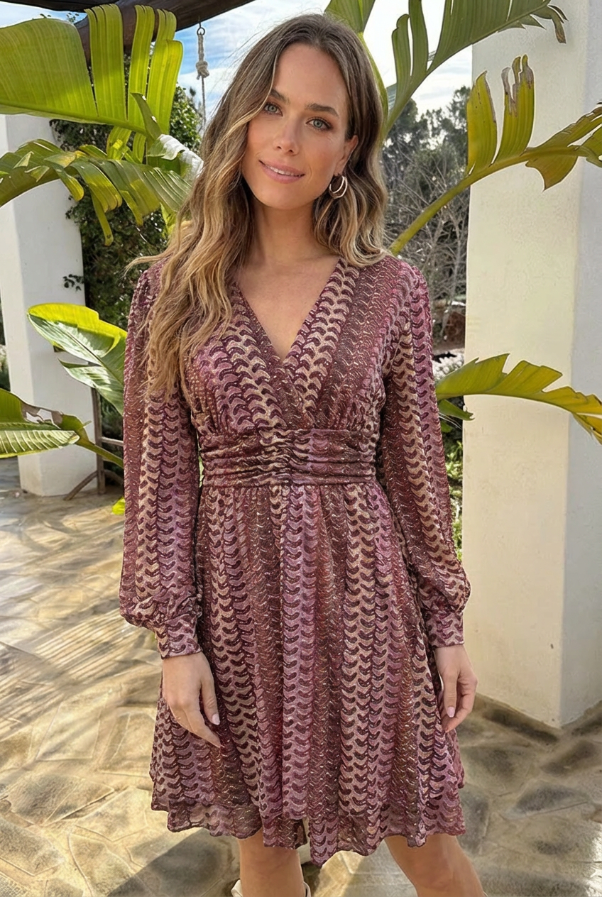 Waistband Dress Print Multicolor – alle jurkjes
