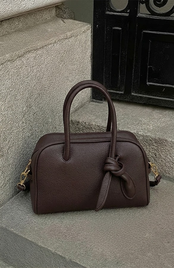 Classic Knot Bag Brown – accessoires