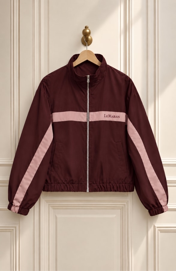 Parachute Jacket Le Marais Burgundy – jassen, foto 6