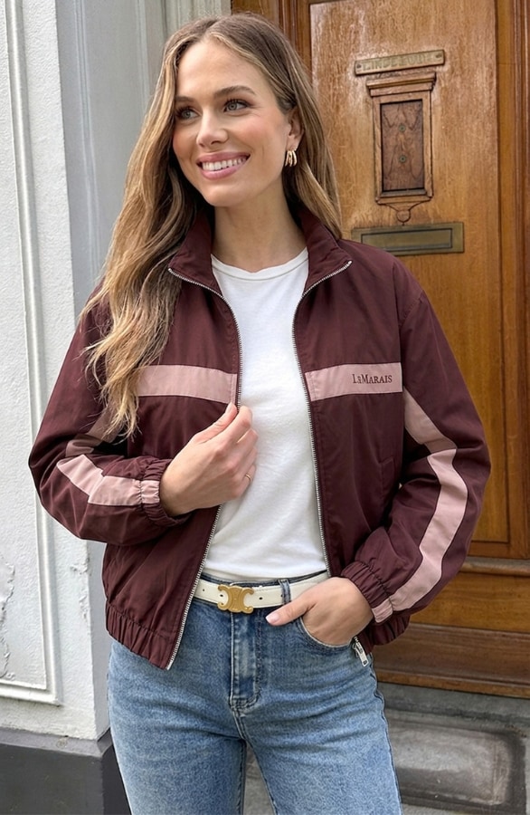 Parachute Jacket Le Marais Burgundy – jassen, foto 4