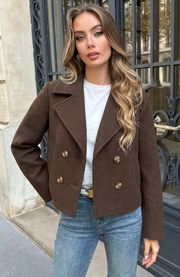 Double Breasted Jacket Choco – jassen